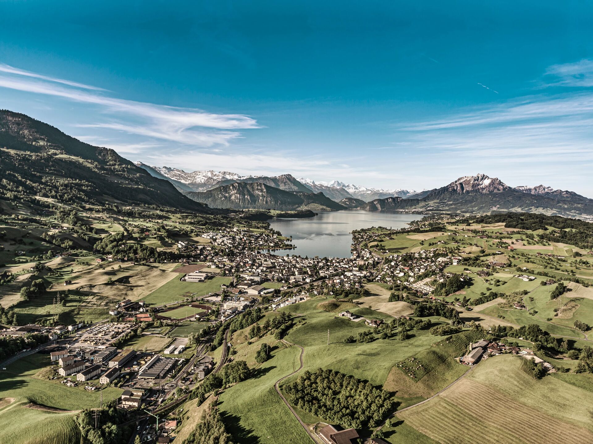 Küssnacht am Rigi von oben